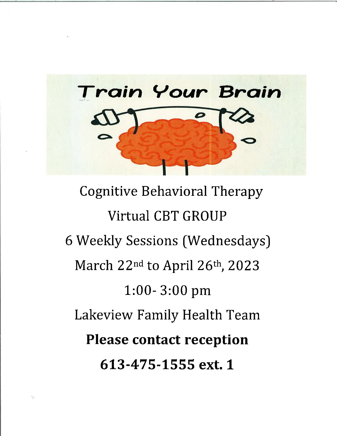 Image depicting Train Your Brain Virtual CBT Group